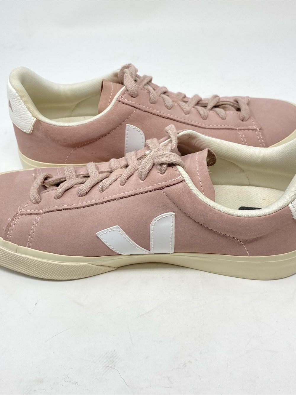 VEJA Campo Nubuck Sneakers Babe Pink White - Picture 8 of 11